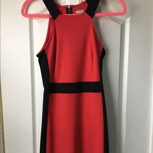 Guess Red Black Short Dress Size XS